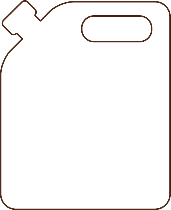 icono bidón por 10lt de aceite Campo Claro