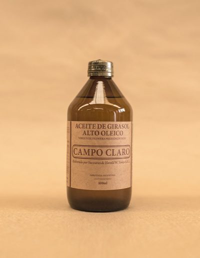 Aceite de Girasol Alto Oleico Campo Claro por 500 ml